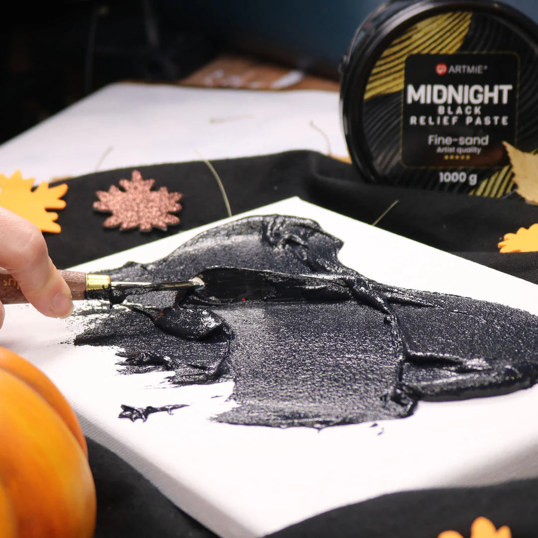 3D černá reliéfní pasta ARTMIE Midnight