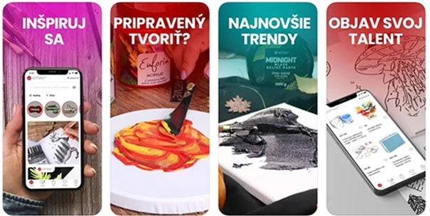 Náhled mobilní aplikace ARTMiE