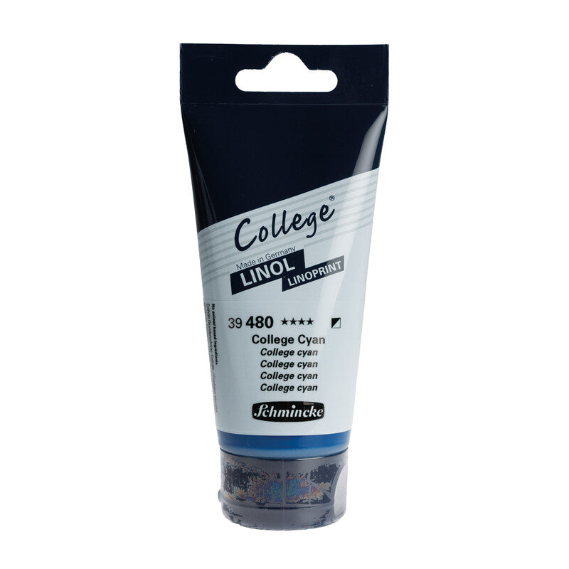 Barva na linoryt Schmincke College Linol 75 ml – 480 College azurová