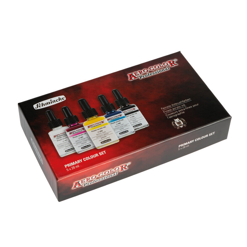 Sada barev Schmincke AERO COLOR, 5 x 28 ml, primární barvy