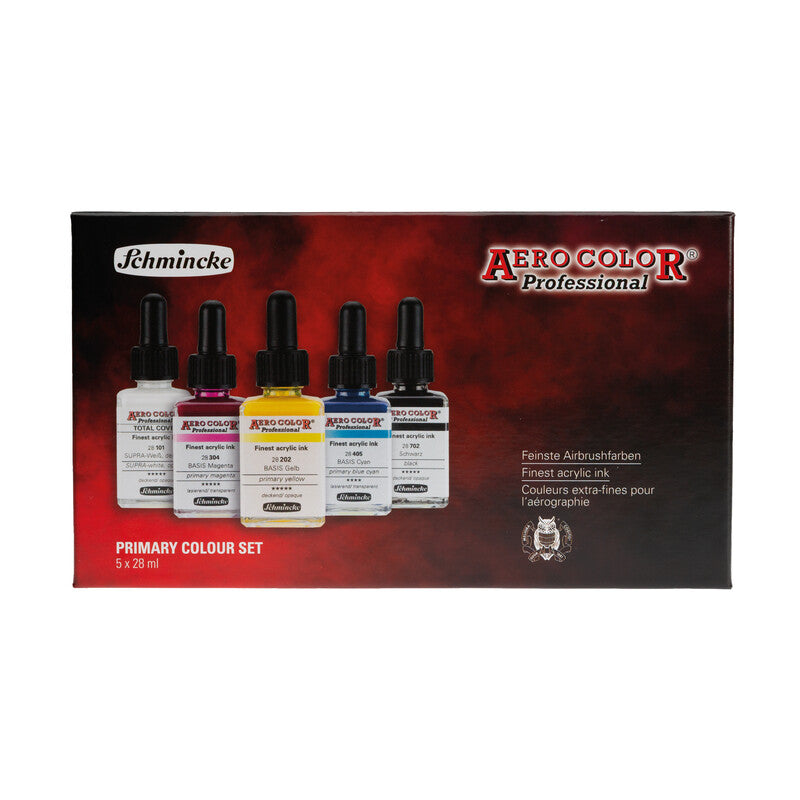 Sada barev Schmincke AERO COLOR, 5 x 28 ml, primární barvy