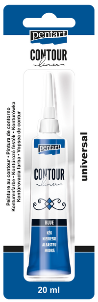 Konturovací barva PENTART - 20 ml – blue