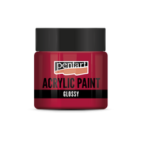 Lesklá akrylová barva Pentart 50 ml – karmínová