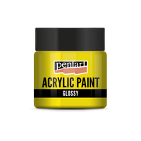 Lesklá akrylová barva Pentart 50 ml – žlutá