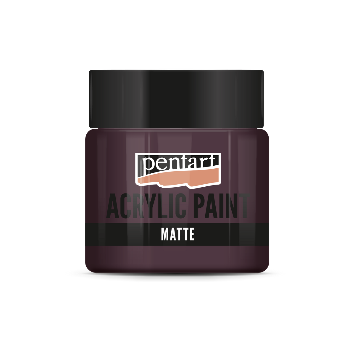 Akrylová barva matná - 50 ml – eggplant