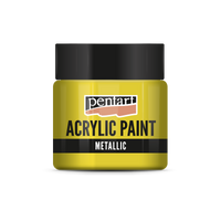 Akrylová barva metalická - 50 ml – baroque gold