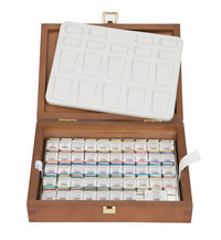 Dřevěný akvarelový box Schmincke HORADAM, 48 x 1/2 pánvičky