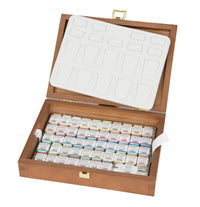 Dřevěný akvarelový box Schmincke HORADAM, 48 x 1/2 pánvičky