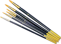 Sada konturovacích štětců / 6 dílná – pointed, 6 pcs/pack, sizes 2,4,6,8,10,12