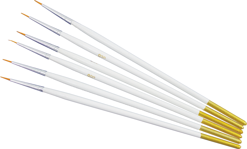 Sada konturovacích štětců / 6 dílná – liner, 6 pcs/pack, size 000