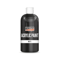 Matná akrylová barva Pentart 500 ml černá