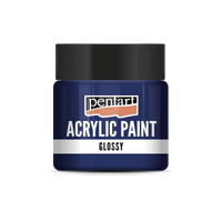 Lesklá akrylová barva Pentart 50 ml – tmavě modrá