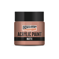 Akrylová barva matná - 50 ml – coral