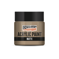 Akrylová barva matná - 50 ml – dark sand
