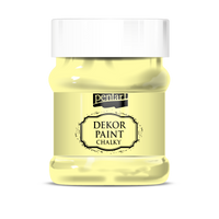 Dekorační křídová barva Chalky Pentart - 230 ml – yellow