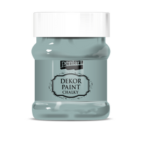 Dekorační křídová barva Chalky Pentart - 230 ml – country-blue