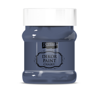 Dekorační křídová barva Chalky Pentart - 230 ml – indigo