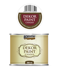 Dekorační křídová barva Chalky Pentart 500 ml – Burgundy red