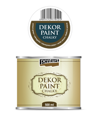 Dekorační křídová barva Chalky Pentart 500 ml – poison-green