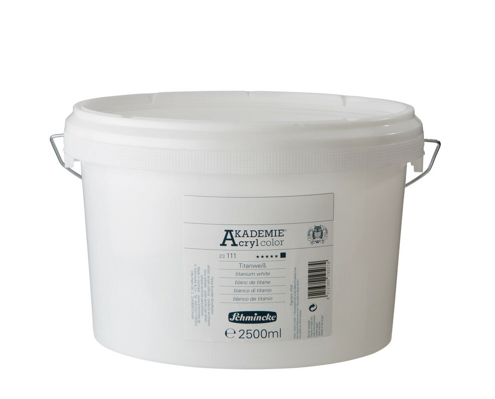 Akrylová barva Schmincke AKADEMIE Acryl color 2,5 l – Titanium white