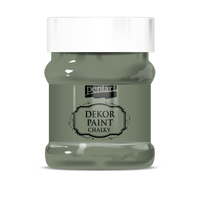 Dekorační křídová barva Chalky Pentart - 230 ml – khaki green