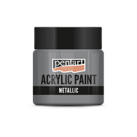 Akrylová barva metalická - 50 ml – plumb