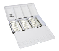 Prázdná kovová kazeta Schmincke na 18 x 5 ml tub
