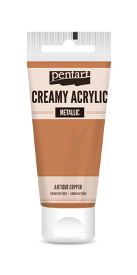 creamy acrylic metallic 60 ml – antická měď