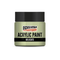 Akrylová barva Delicate metalická 50ml – greenish silver