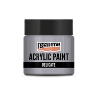 Akrylová barva Delicate metalická 50ml – bluish silver