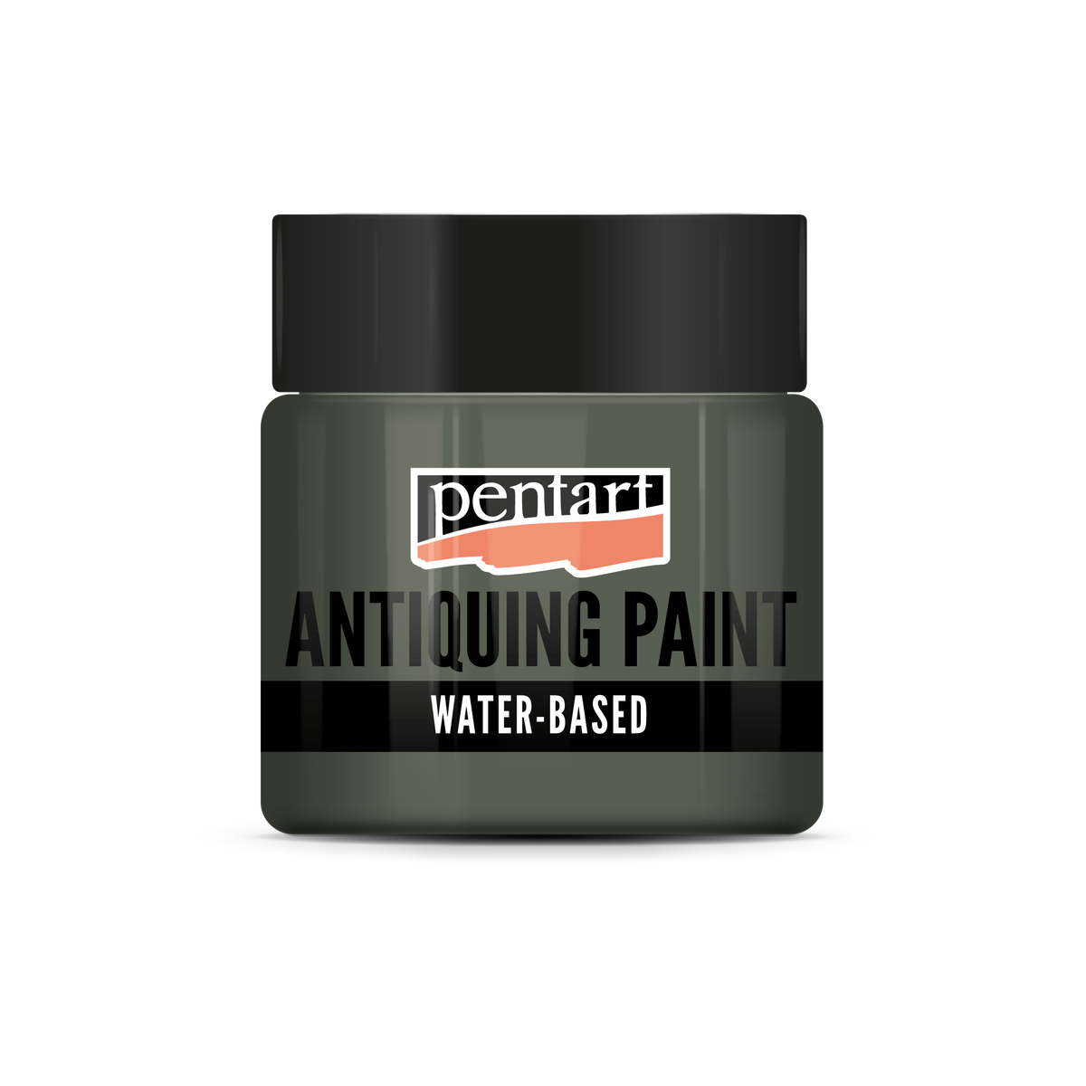 antiquing paint 50 ml – řasově zelená