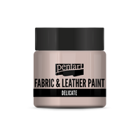 delicate fabric & leather paint 50 ml – růžově zlatá