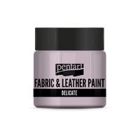delicate fabric & leather paint 50 ml – nafialověle stříbrná