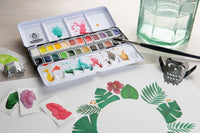 Schmincke AKADEMIE Aquarell prázdná kovová kazeta na akvarel, 24 x 1/2 pánviček