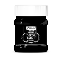 Dekorační křídová barva Chalky Pentart - 230 ml – ebony