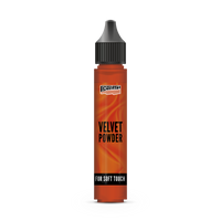 Sametový prášek Pentart Velvet powder - oranžový 4 g