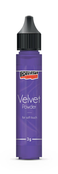 Sametový prášek Pentart Velvet powder purple 3 g