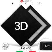 3D Černé malířské plátno na rámu PROFI