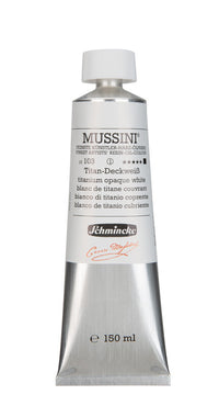 Olejové barvy Schmincke MUSSINI 150 ml – 103 Titanová krycí běloba