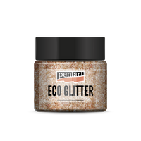 Pentart Eco Glitter jemné třpytky rose gold 15 g