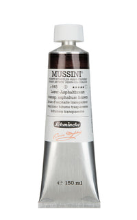 Olejové barvy Schmincke MUSSINI 150 ml – 645 Asfaltová hnědá transparentní