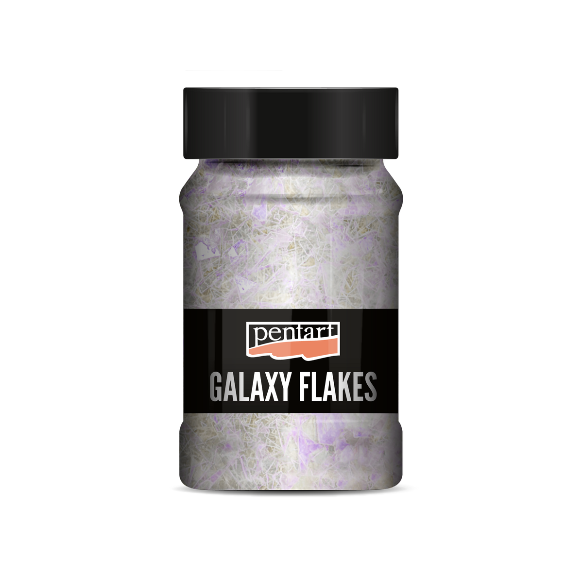 Vločky Pentart Galaxy Flakes 15 g - Mond white
