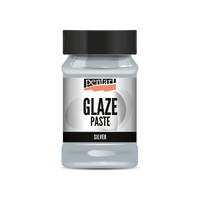 Glazurovací pasta Pentart Junior Paints 100 ml – stříbrná