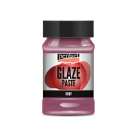 Glazurovací pasta Pentart Junior Paints 100 ml – rubínová