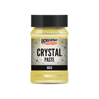 Křišťálová pasta Pentart 100 ml – zlatá