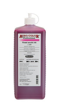 Akrylový inkoust Schmincke AERO COLOR Professional 1 l – 304 Primární purpurová