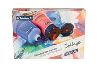 Akrylové barvy Schmincke College Acrylic – kartonová sada 5 x 75 ml