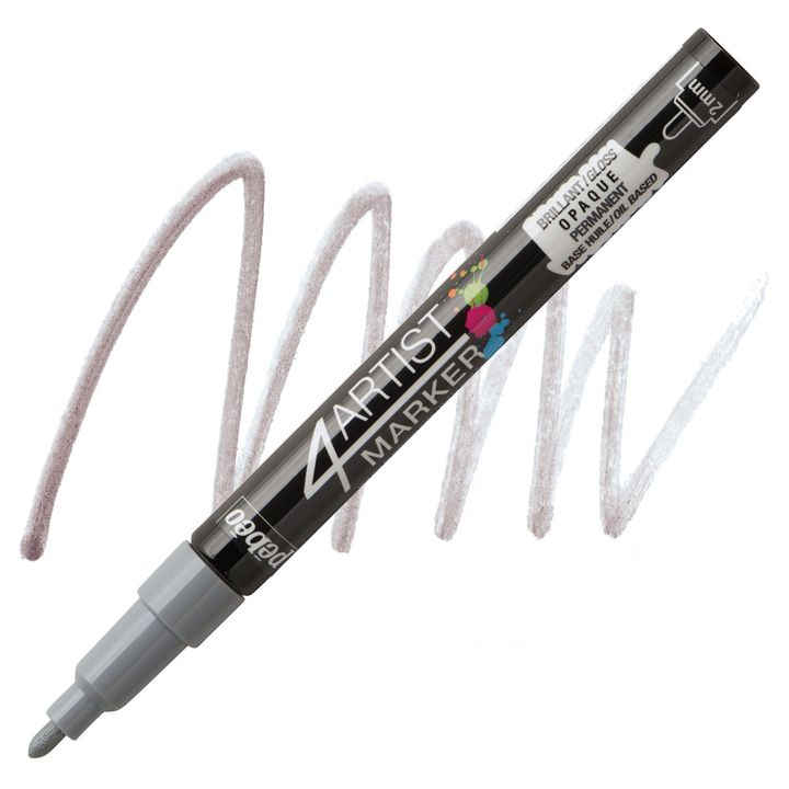 4ARTIST MARKER Pébéo na olejové bázi 2mm – sivá