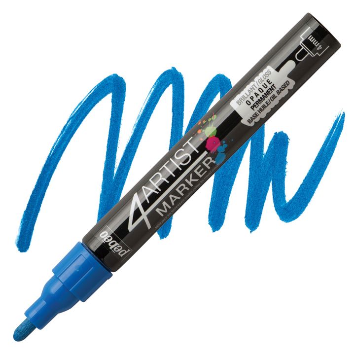 4ARTIST MARKER Pébéo na olejové bázi 4mm – tmavomodrá