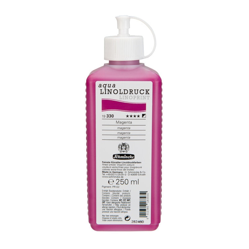Barva na linoryt Schmincke aqua-LINOPRINT 250 ml – 330 Purpurová